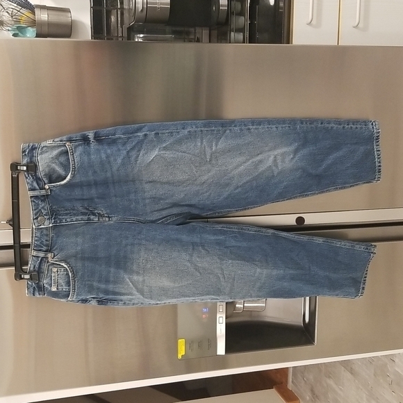 💕REISS💕 Elle High Waist Crop Jeans ~ Mid Blue 30 NWT - Picture 8 of 16